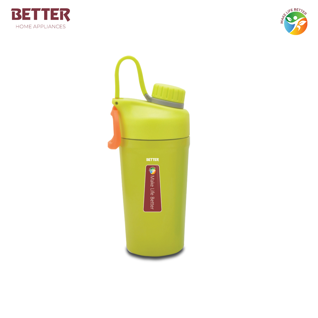 Better Mercury Sports Bottle, 900 ml, Lime Green Stainless Steel  | Vacuum Insulated Flask