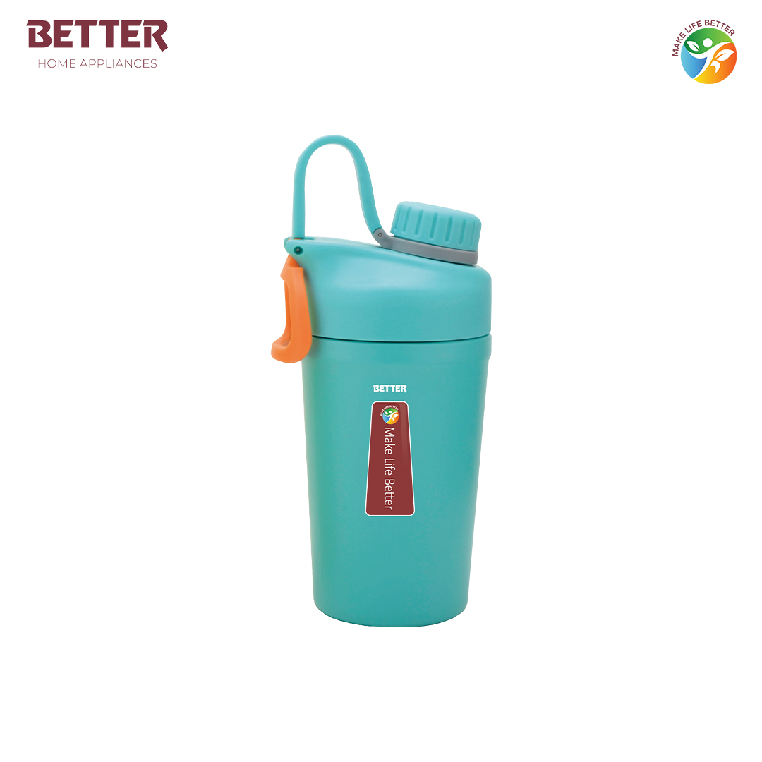 Better Mercury Sports Bottle, 900 ml, Aqua Blue Stainless Steel | Vacuum Insulated Flask