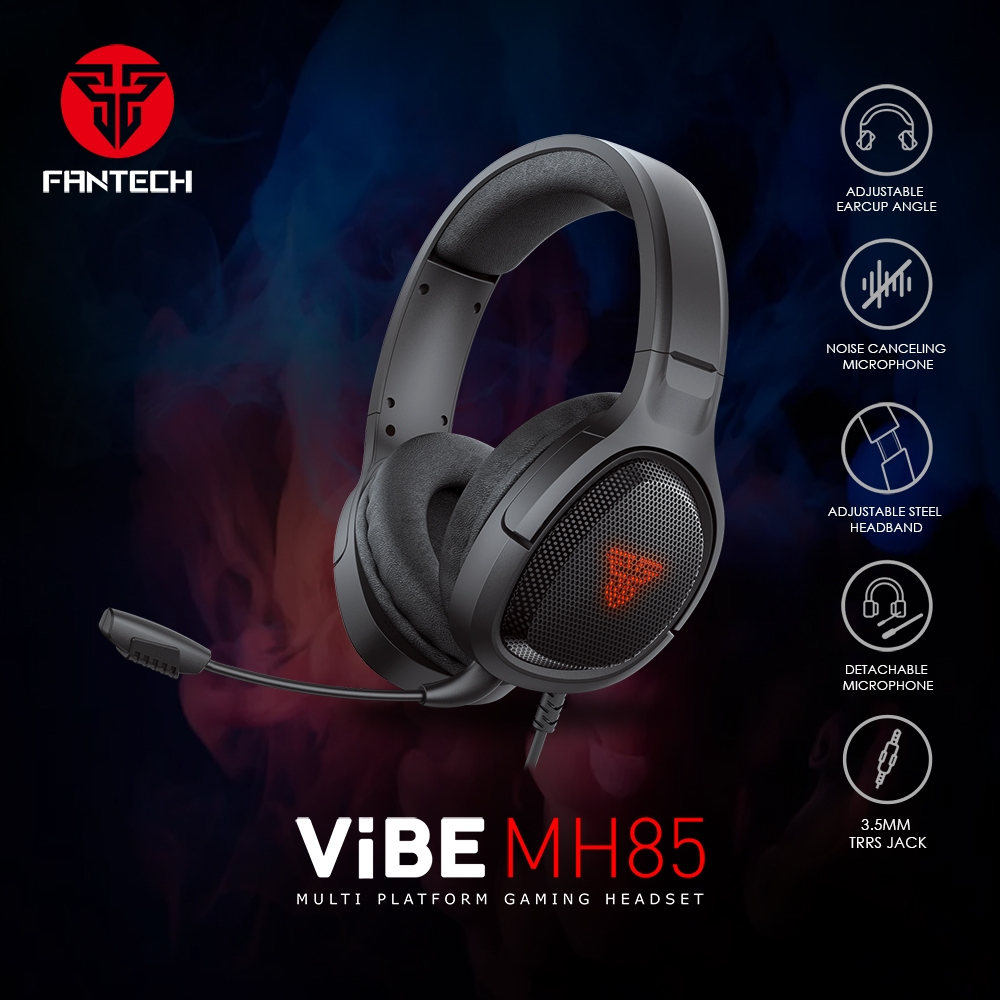 FANTECH Gaming Headset MH85 Vibe With Detachable Mic