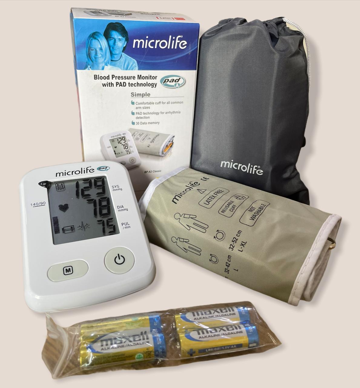 MICROLIFE 3 YEARS GUARANTEE Automatic Blood Pressure Machine BP A2 - Swiss Brand - 1