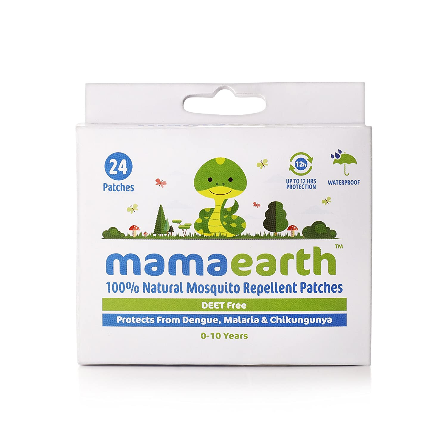 Mamaearth Natural Repellent Mosquito Patches For Babies with 12 Hour Protection, 24 Patches