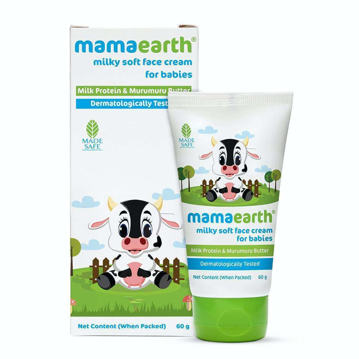 Mamaearth Milky Soft Baby Face Cream for Babies - 60g