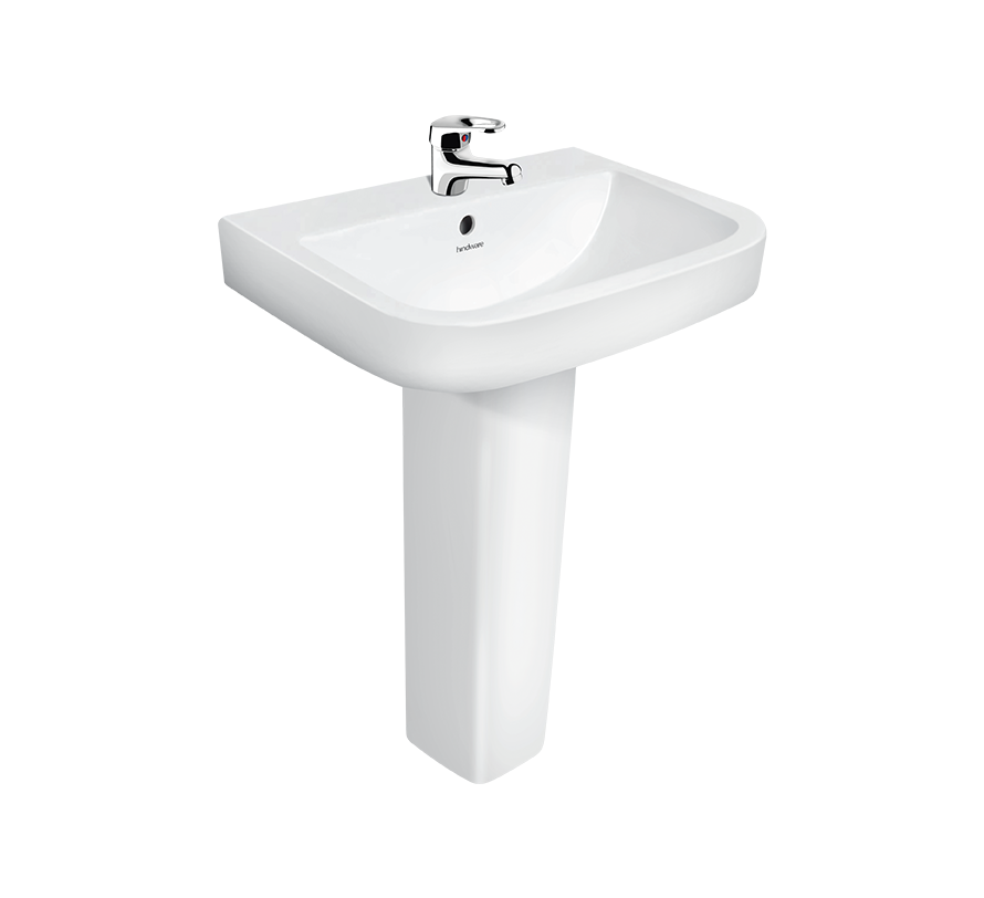 Hindware Mini Neo 10099 Pedestal Wash Basin 50 × 40 × 80 cm