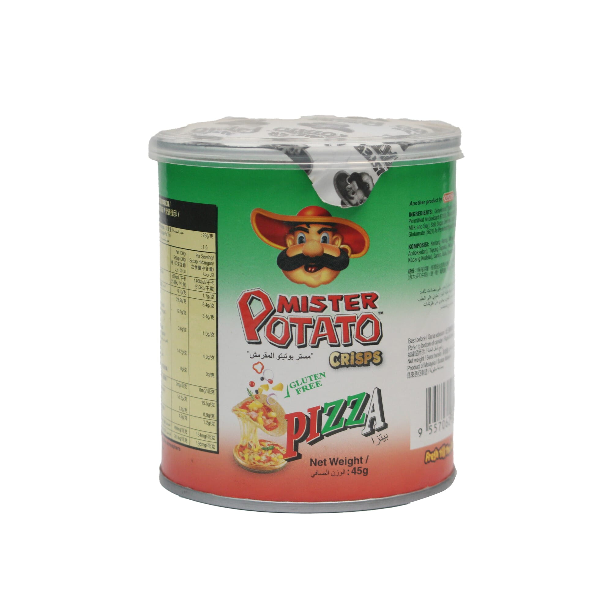 Mister Potato Crisps Pizza 45g