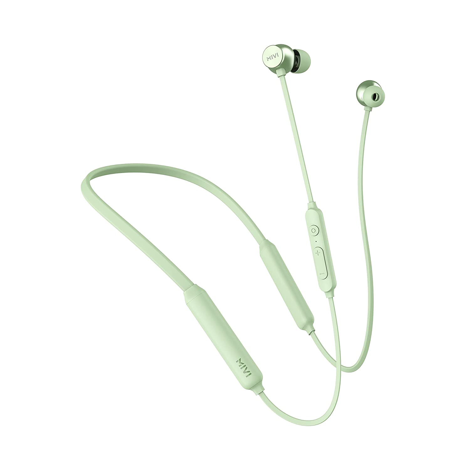 Mivi Collar Classic Neckband with Fast Charging Bluetooth Headset-Green