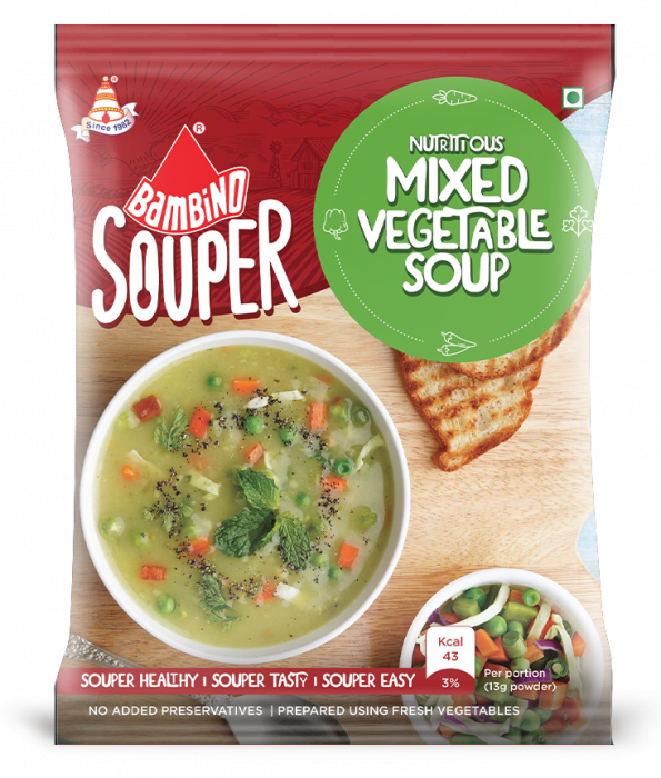 Bambino Mixed Vegetable Soup 45gm