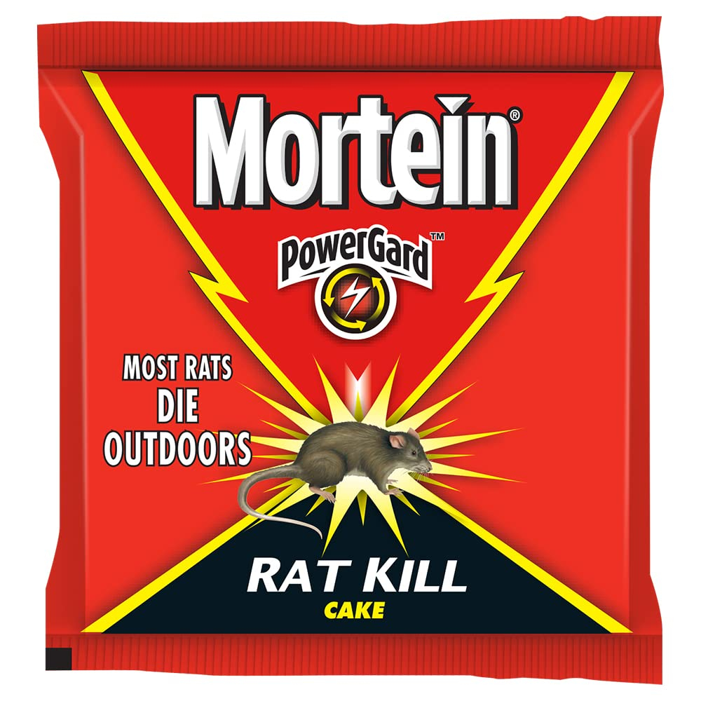 Mortein Power Gard Rat Killer Cake - 25G, Red