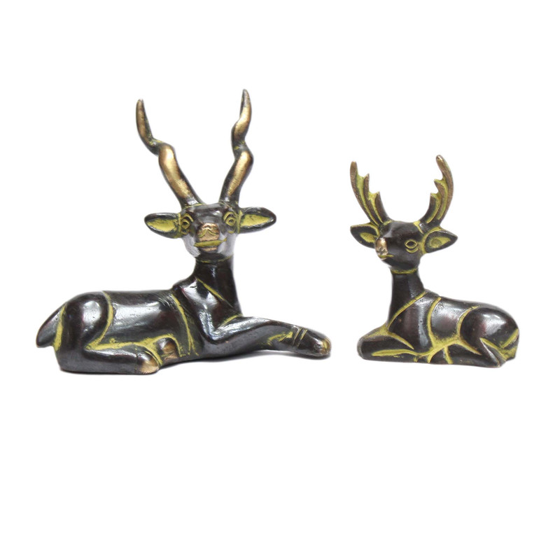 Seven Chakra Handicraft - Mother/Baby Deer Set