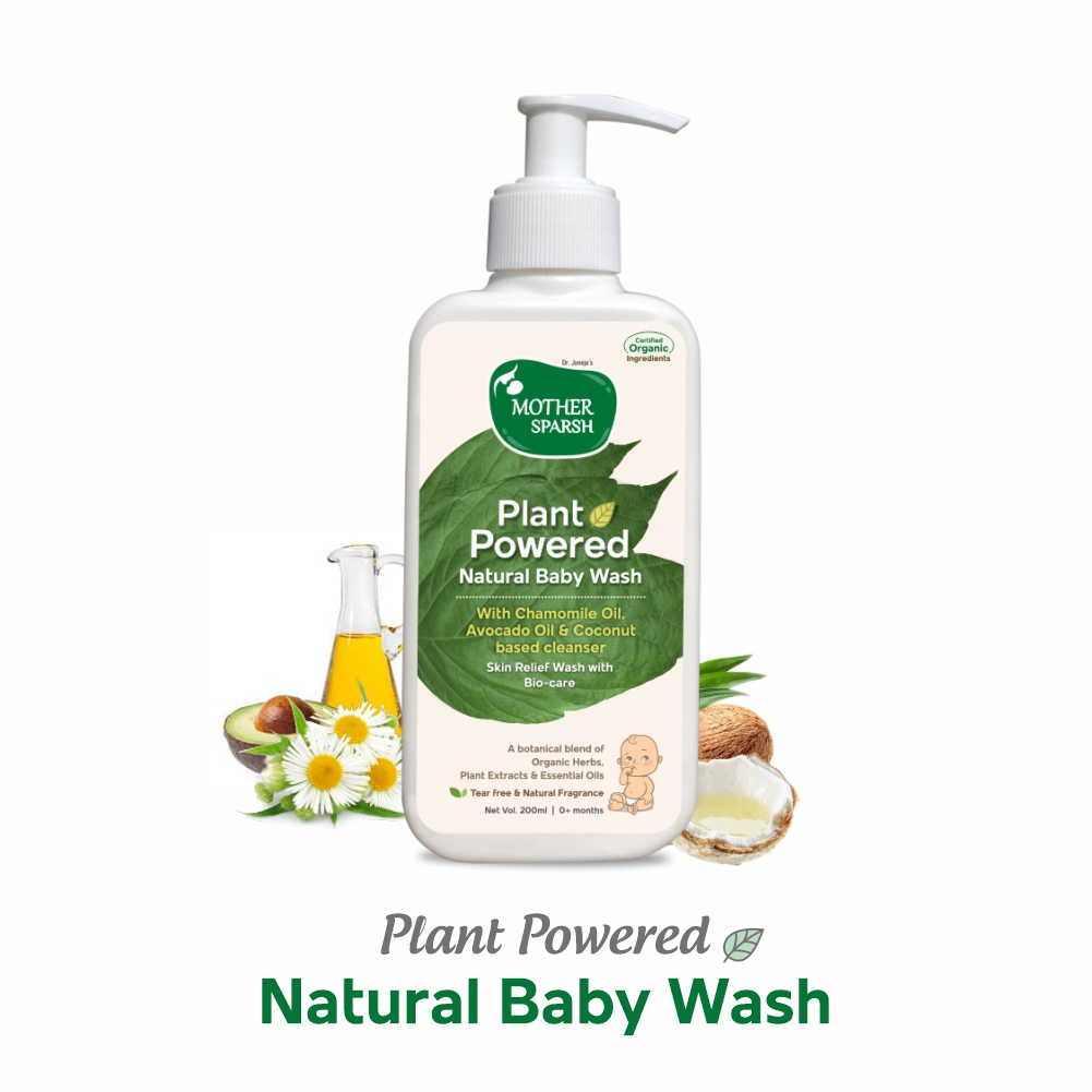 Mother Sparsh Plant Powered Natural Baby Wash (200 g)