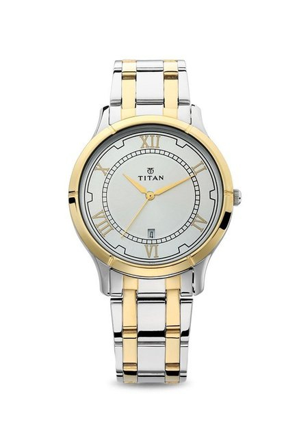 Titan Karishma Analog Silver Dial Men's Watch 1775BM01
