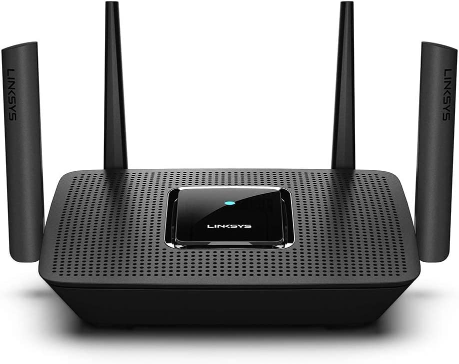 Linksys MR8300 Mesh Wi-Fi Router (Tri-Band Router speeds up to 2.2GHz, Wireless Mesh Router for Home AC2200, 716Mhz Quad-core Processor, 2,000 sq. ft Coverage) MU-MIMO Fast Wireless Router