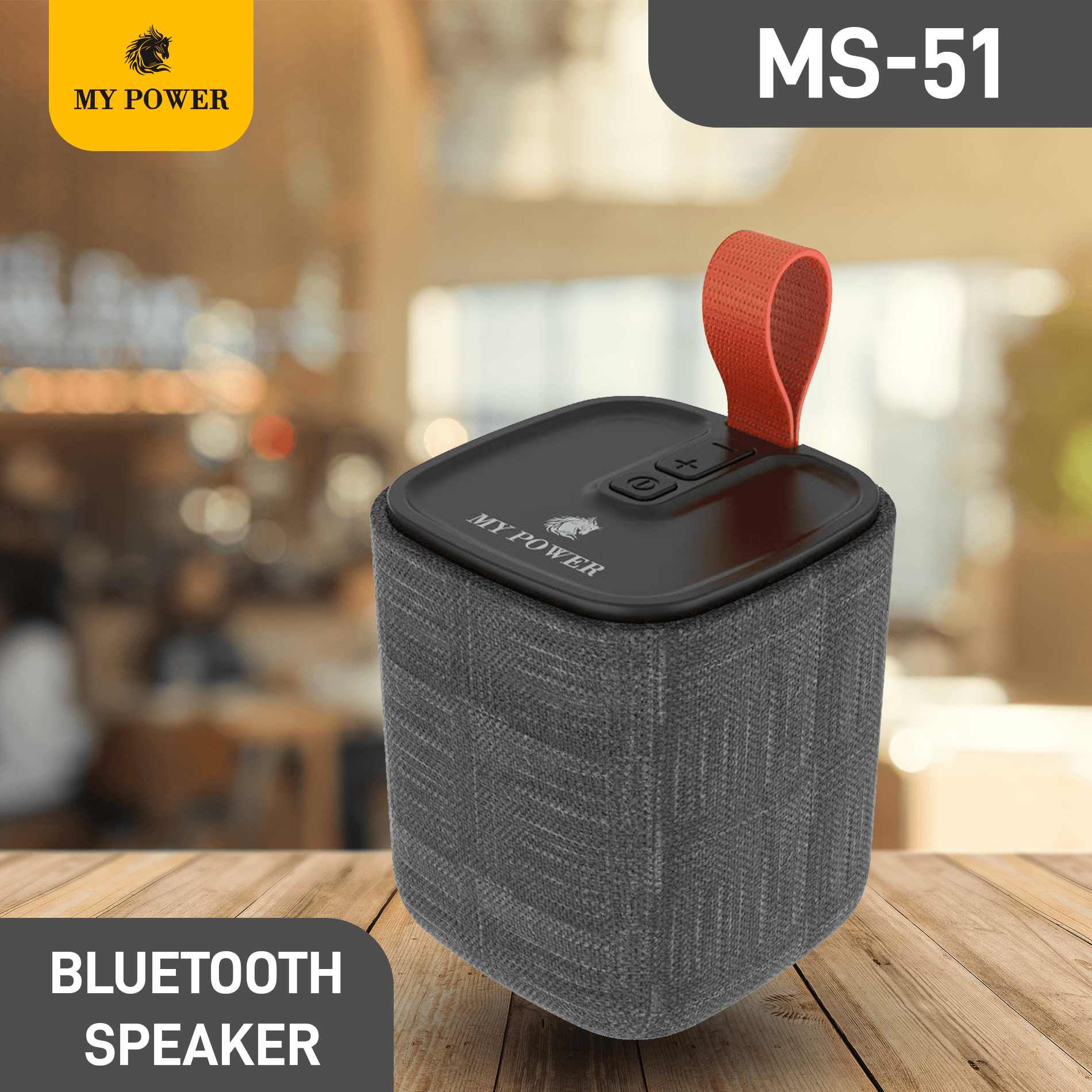 My Power Portable Bluetooth Speaker MS-51
