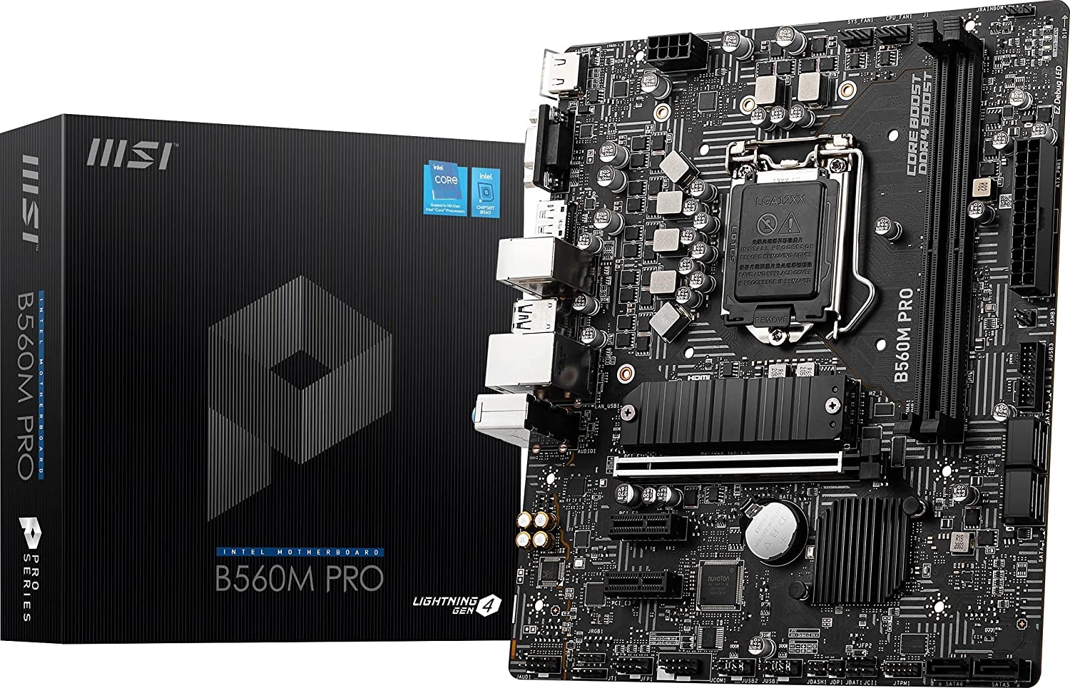 MSI B560M-A-Pro - ProSeries Motherboard (mATX, 11th/10th Gen Intel Core)