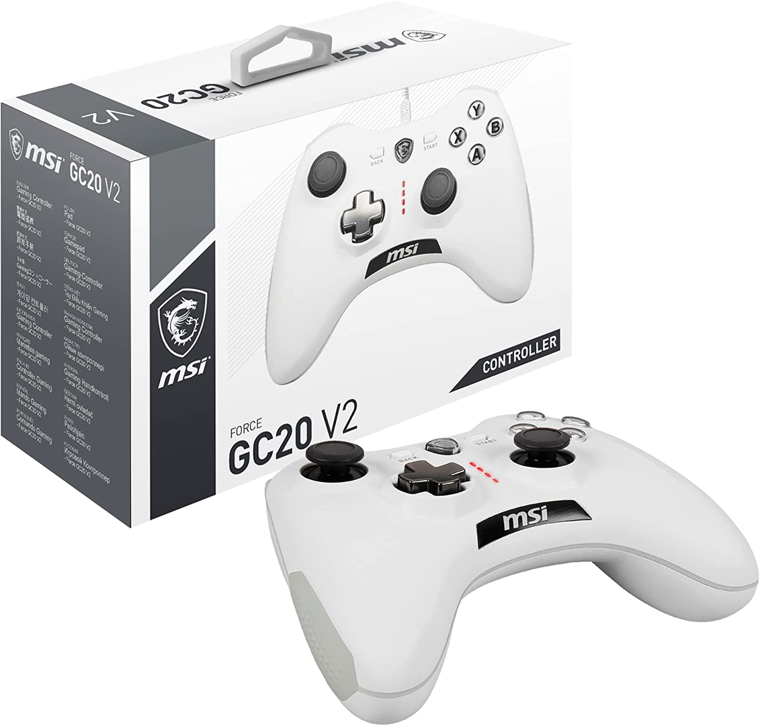 Msi - Gc20 V2 White - Game Pad (Joy Stick)