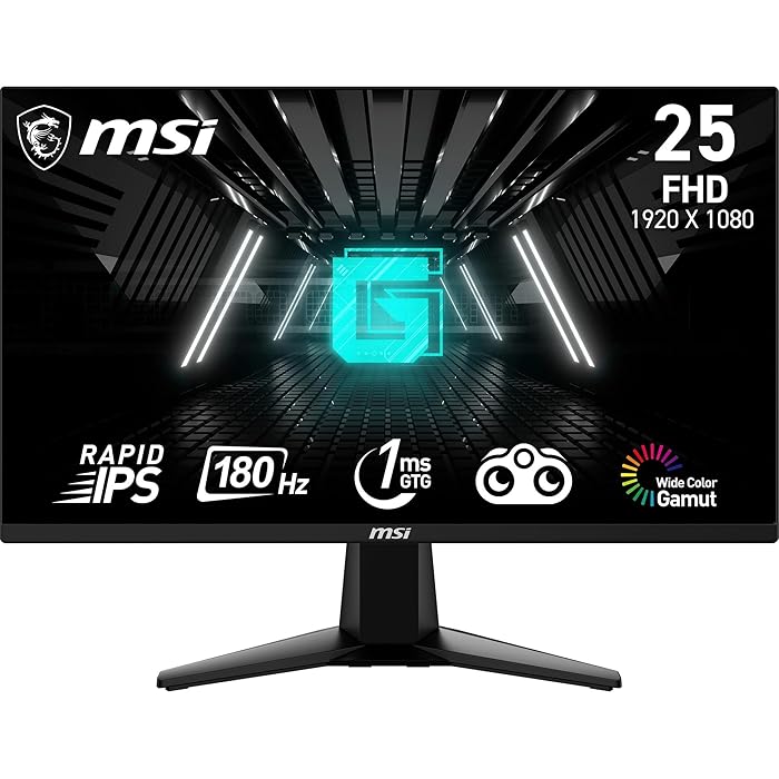 MSI G255F 25" 180Hz 1ms IPS FHD Gaming Monitor