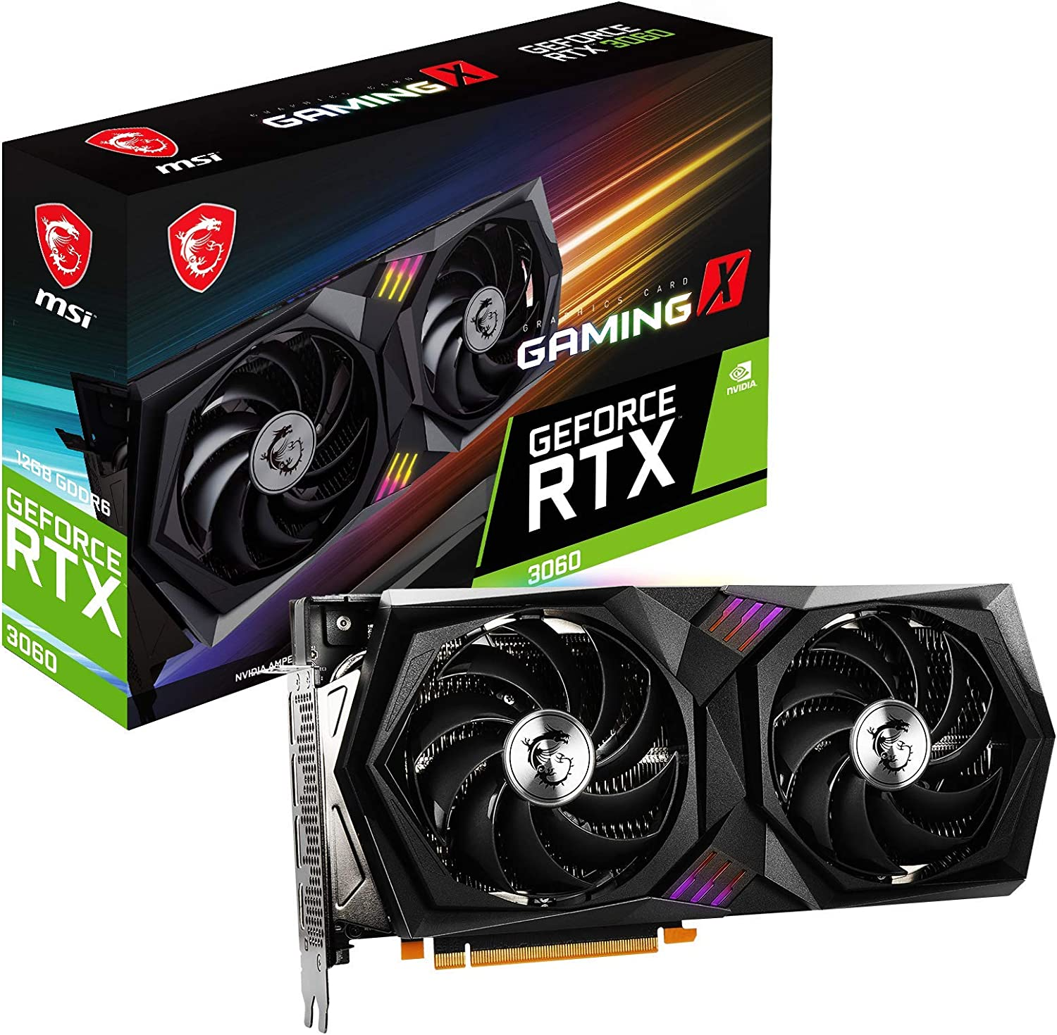 MSI GeForce RTX 3060 Gaming 2X Ventus 12G OC - NEW NVidia RTX 3000 Series Graphic Card