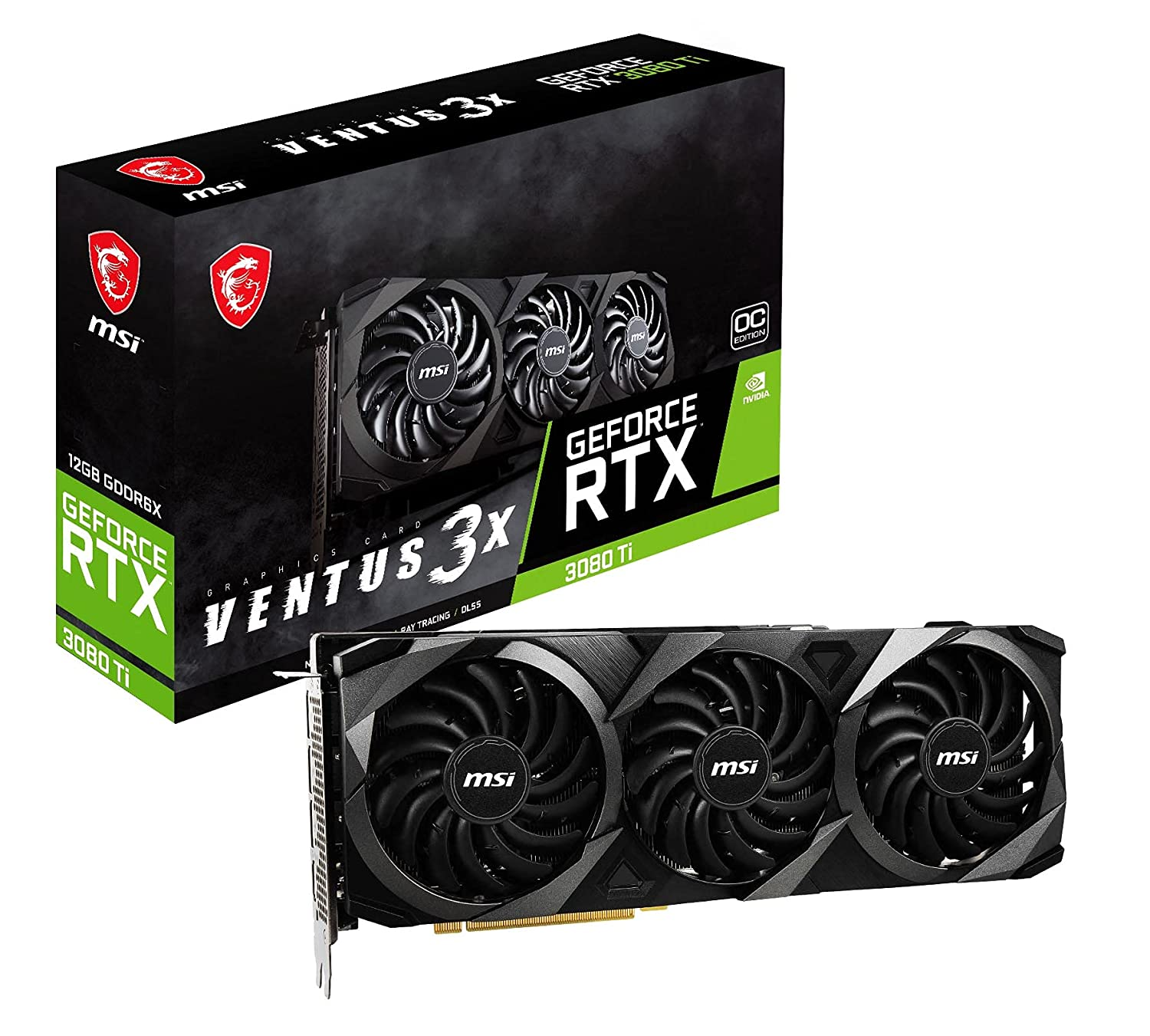 MSI GeForce RTX 3080 Ti VENTUS 3X 24G OC - NEW NVidia RTX 3000 Series Graphic Cards
