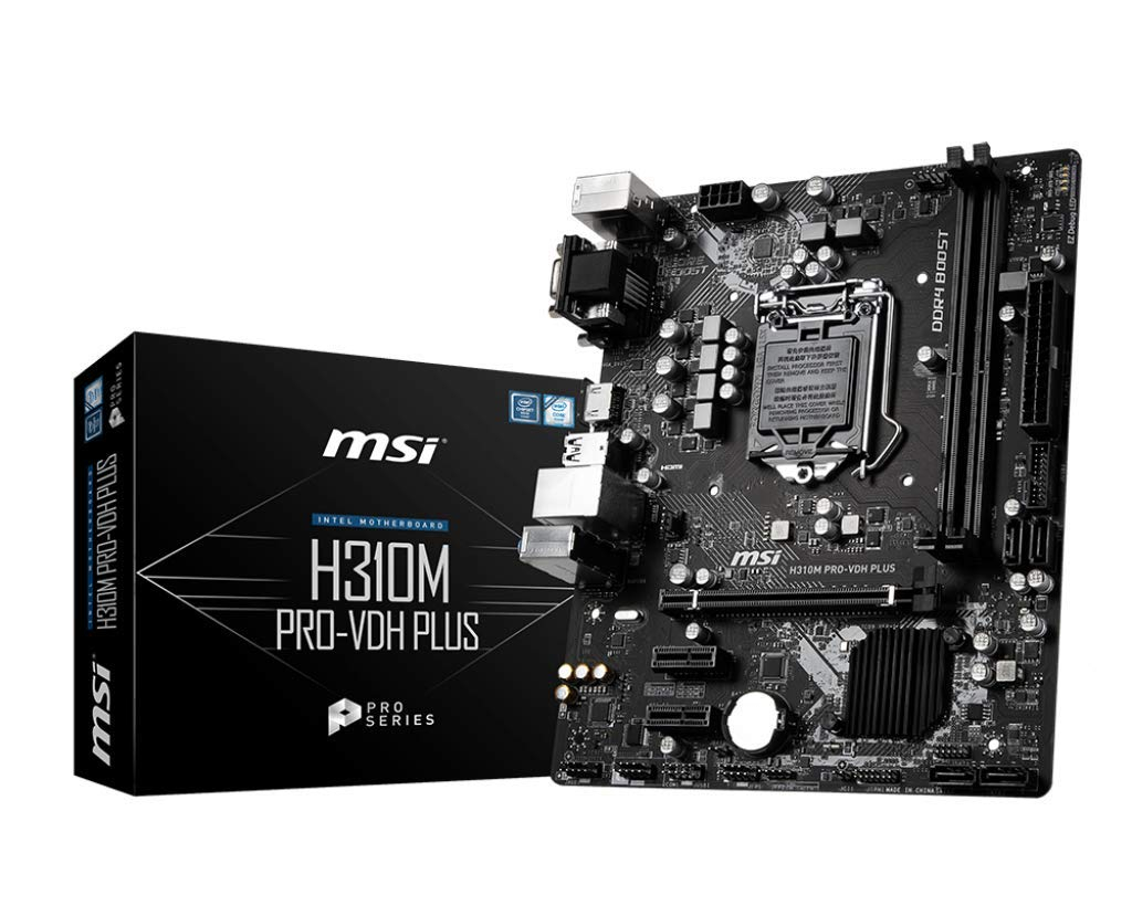 MSI H310M PRO-VDH PLUS Motherboards for 9th Gen Intel Core Processor