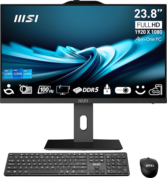 Msi Pro AP242P 14m All in one Pc 8GB DDR5 RAM 512 GB 14th Gen Intel Core i5-14400