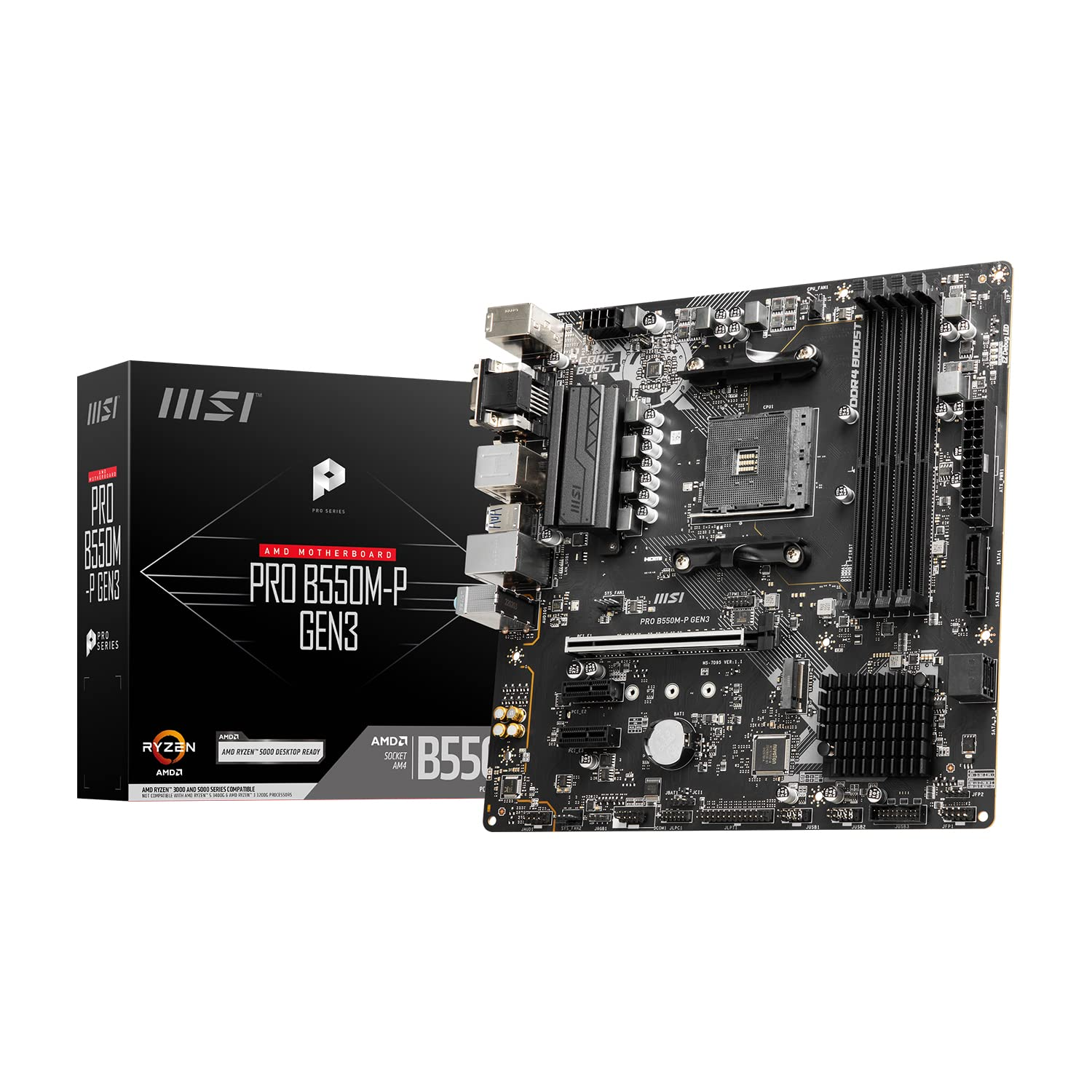 MSI PRO B550M-P GEN3 - Pro-Series Motherboards for AMD Ryzen Processor