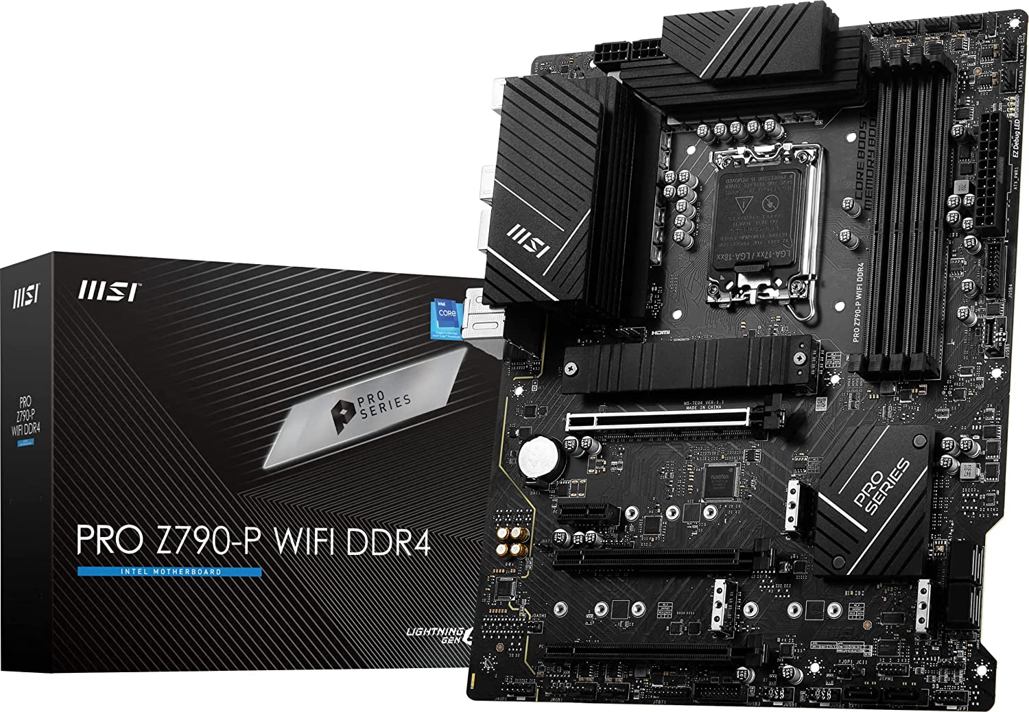 MSI PRO Z790-P DDR4 Motherboard For Intel 12th Generation Processors LGA 1700