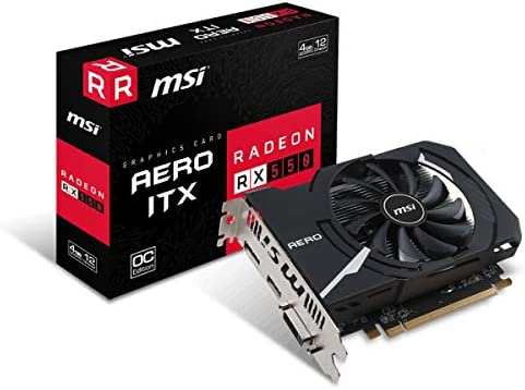 MSI - Radeon RX 550 AERO ITX 4G OC - Radeon Graphic Cards