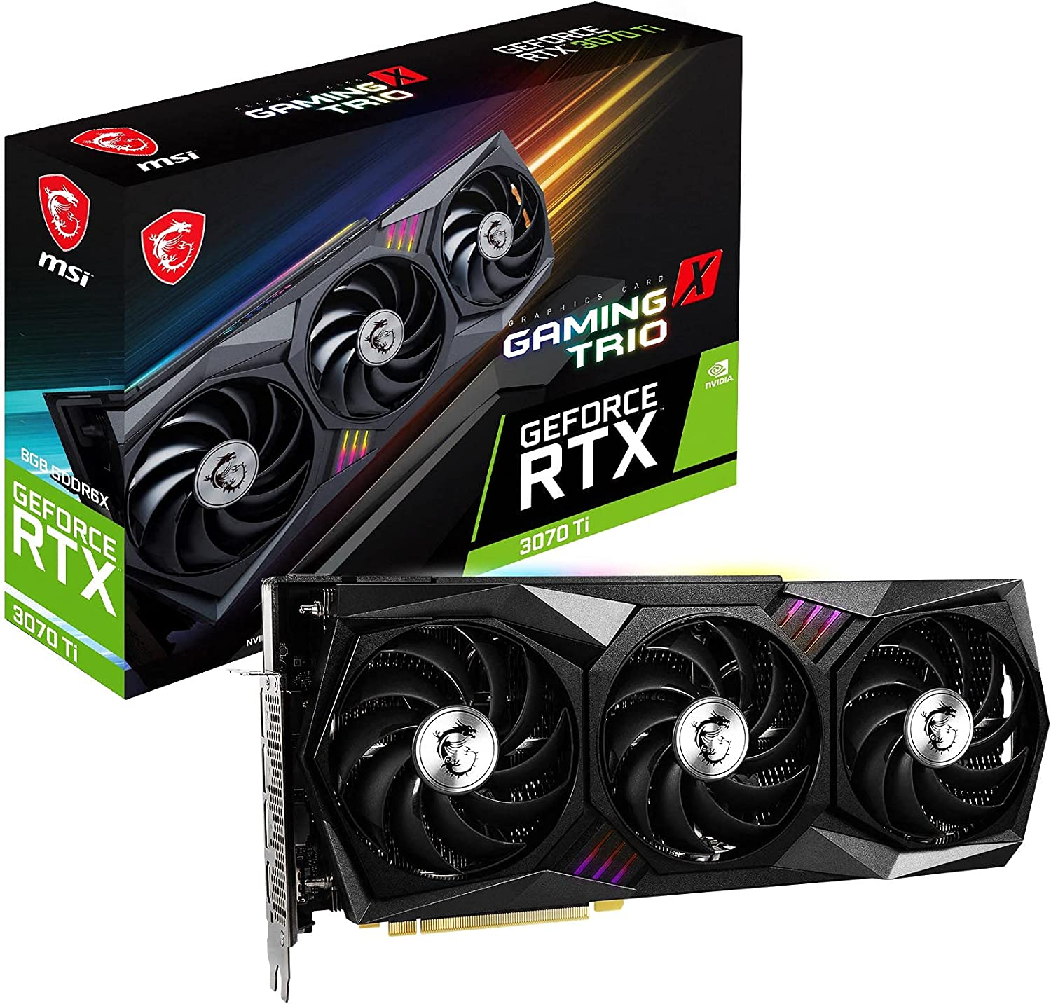 Msi GeForce RTX 3070 Ti GAMING X TRIO 8G - NEW NVidia RTX 3000 Series Graphic Cards