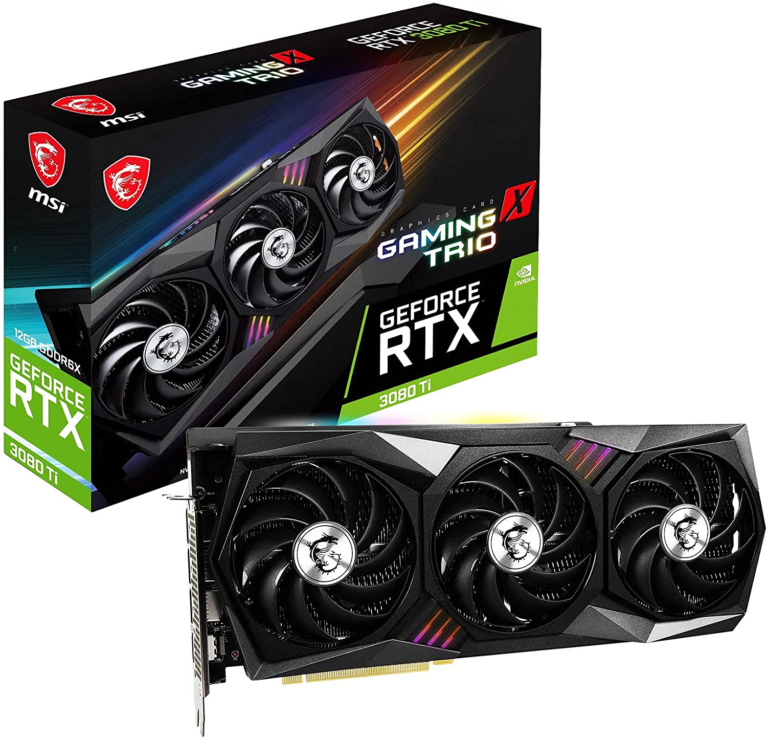 MSI GeForce RTX 3080 Ti GAMING X TRIO 12G - NEW NVidia RTX 3000 Series Graphic Cards