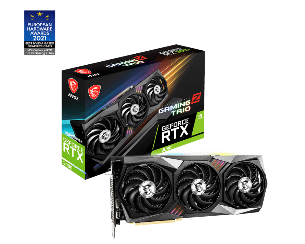 MSI GeForce RTX 3080 GAMING Z TRIO 10G - NEW NVidia RTX 3000 Series Graphic Cards