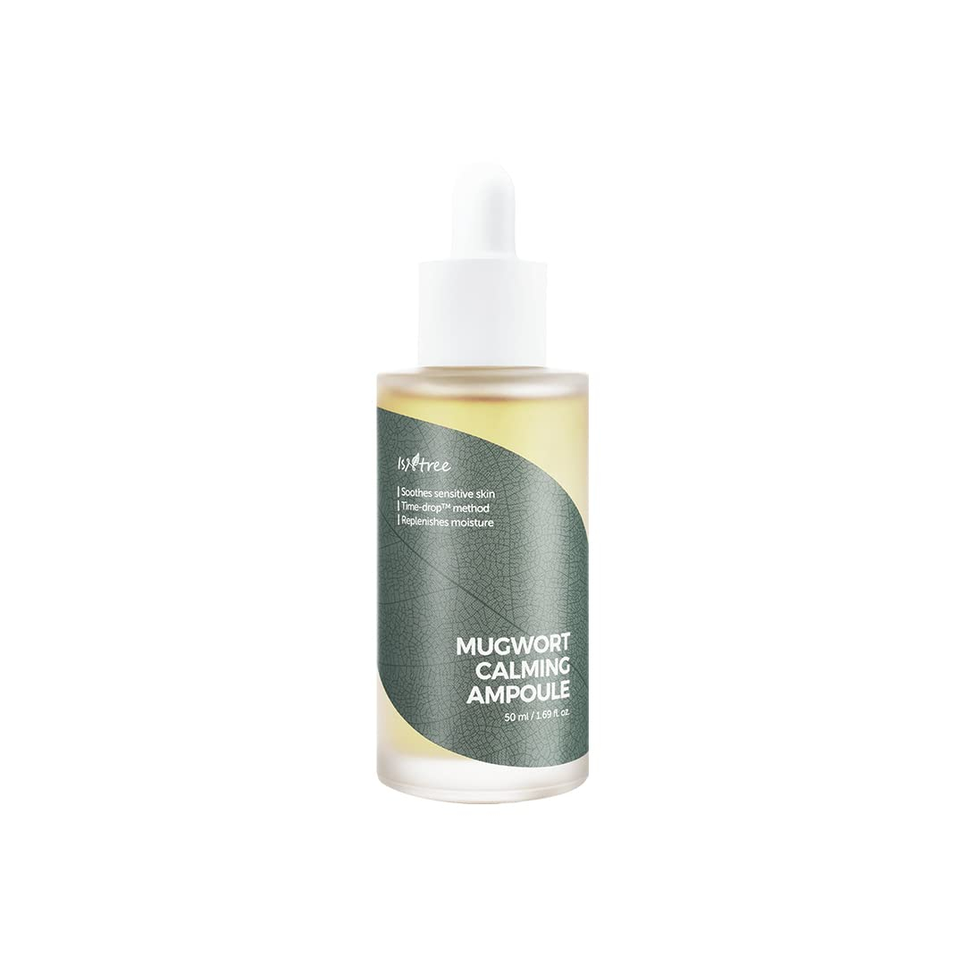 ISNTREE Spot Saver Mugwort Ampoule 1.69 fl.oz. | Skin Soothing, Moisturizing & Protecting with Mugwort Extracts | Korean Skin Care K-beauty | Serum Moisturizer Ample for Dry, Sensitive Acne Aging Skin