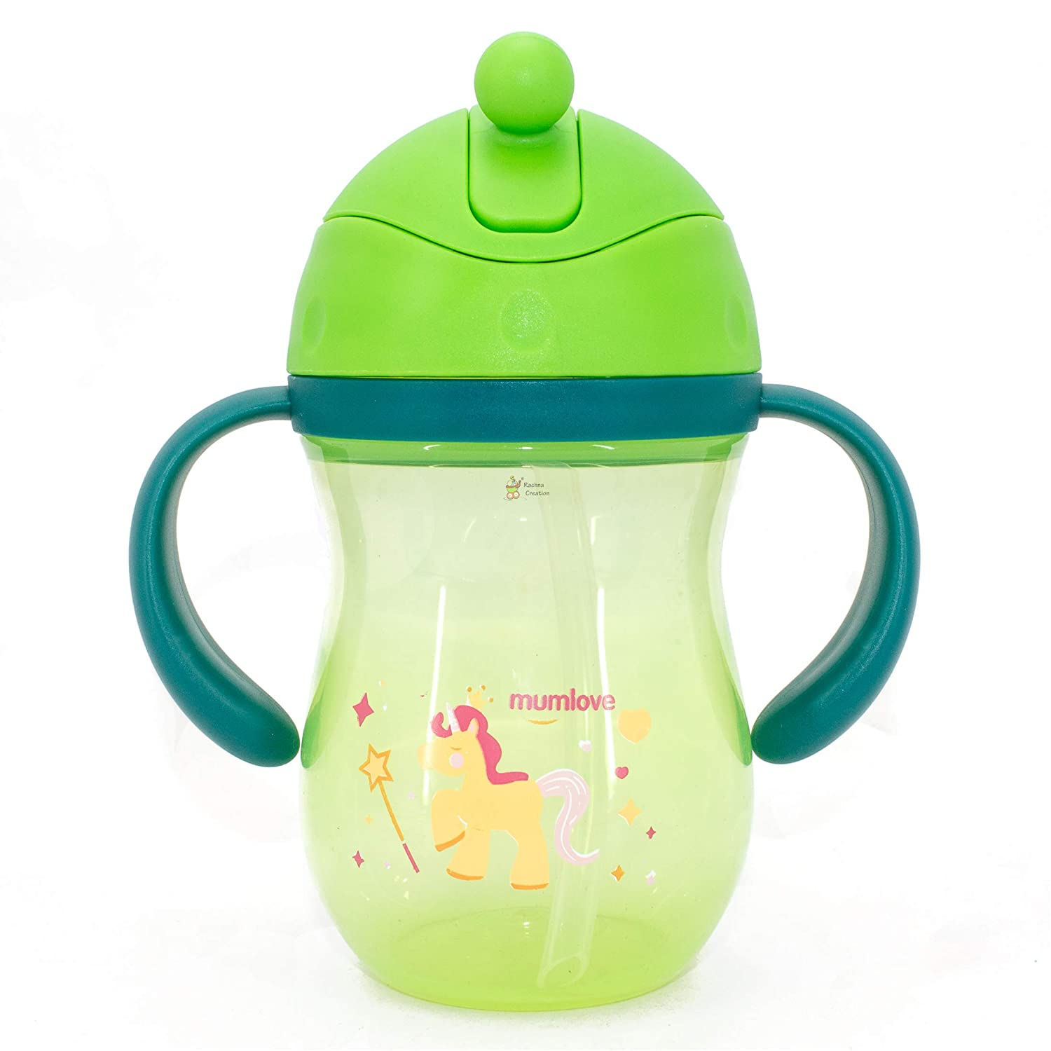 Mumlove Feeding Straw Cup with Handle 260 Ml