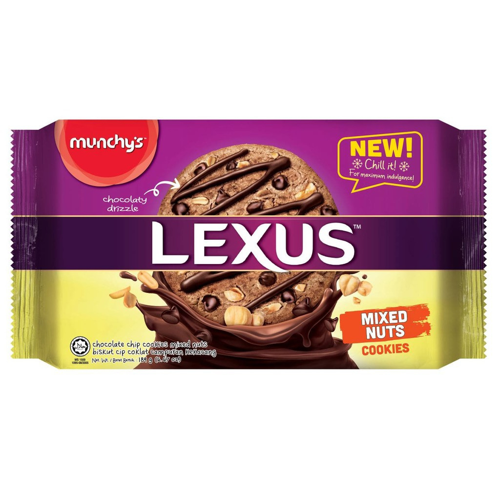 Munchy Lexus Cookies Mixed 189g