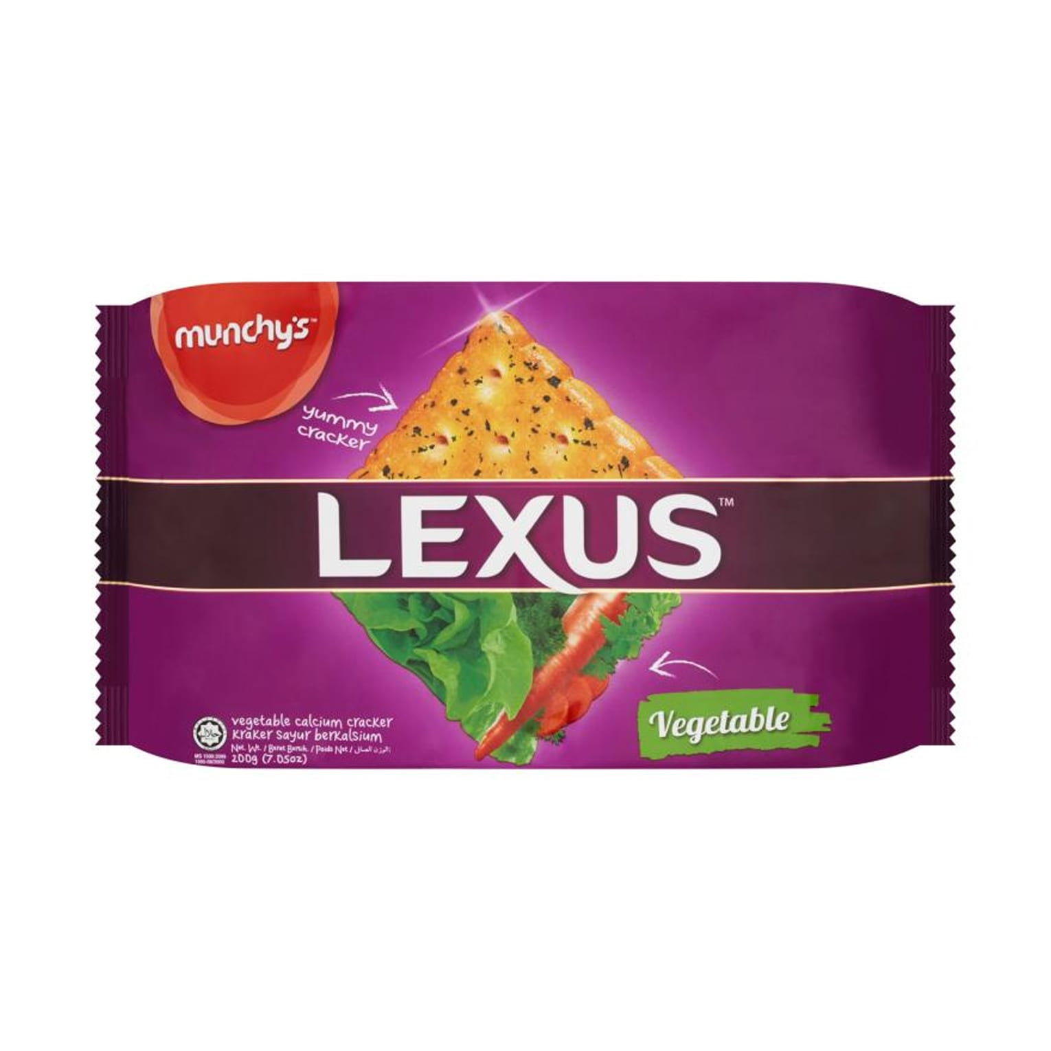 Munchy Lexus Cracker 200g Veg