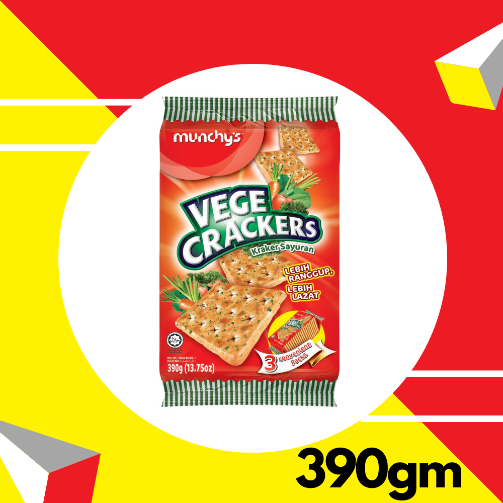 Munchy Vege Cracker 390gm