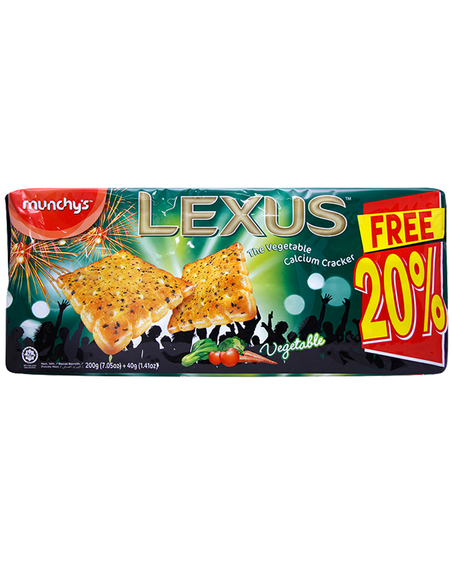 Munchy's Lexus Vegetable Calcium Cracker 240gm