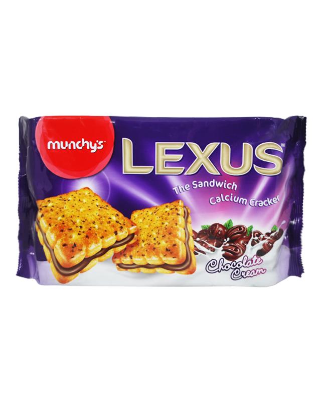 Munchy's Lexus Cracker Chocalte Cream 225gm