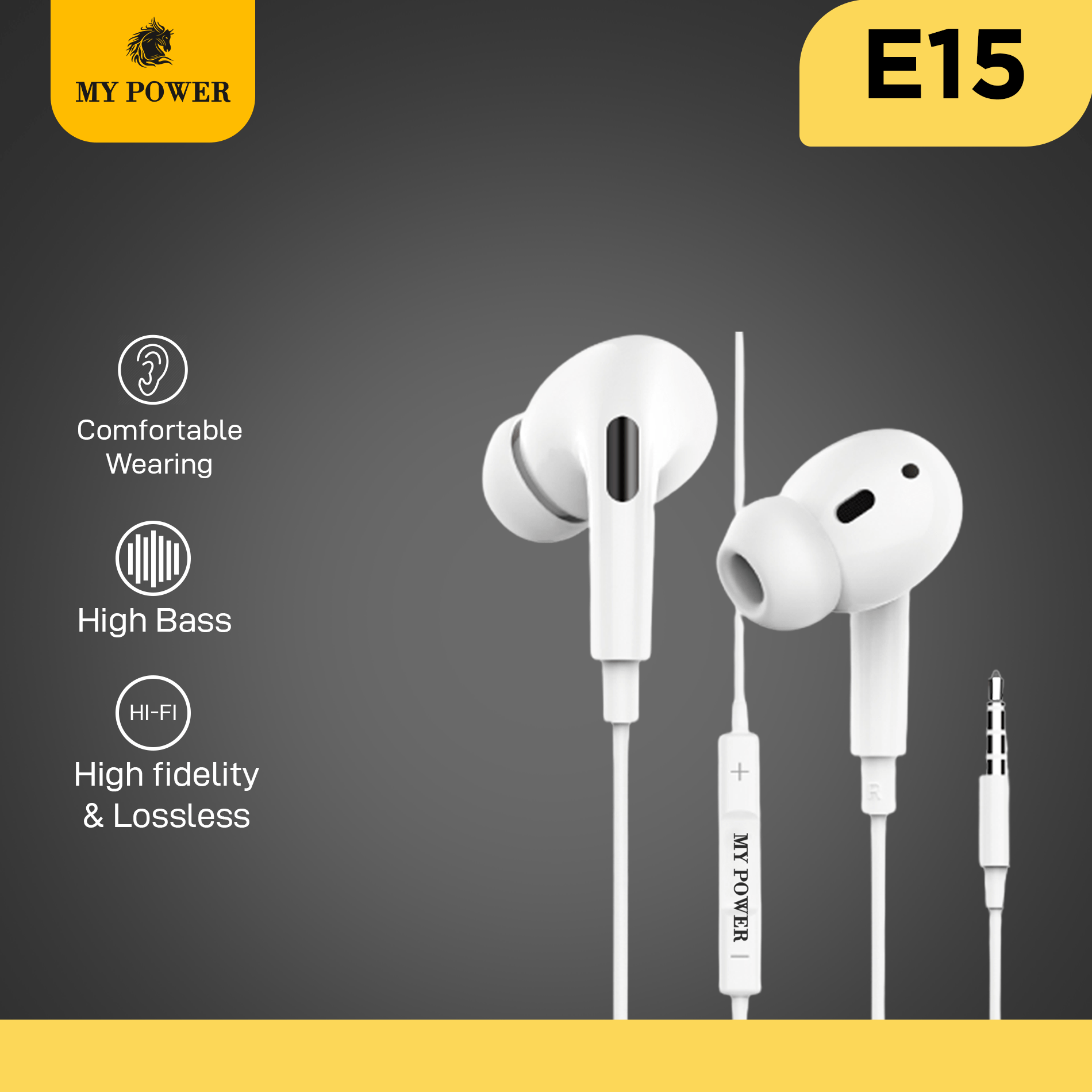 My Power 3.5mm Earphone E15