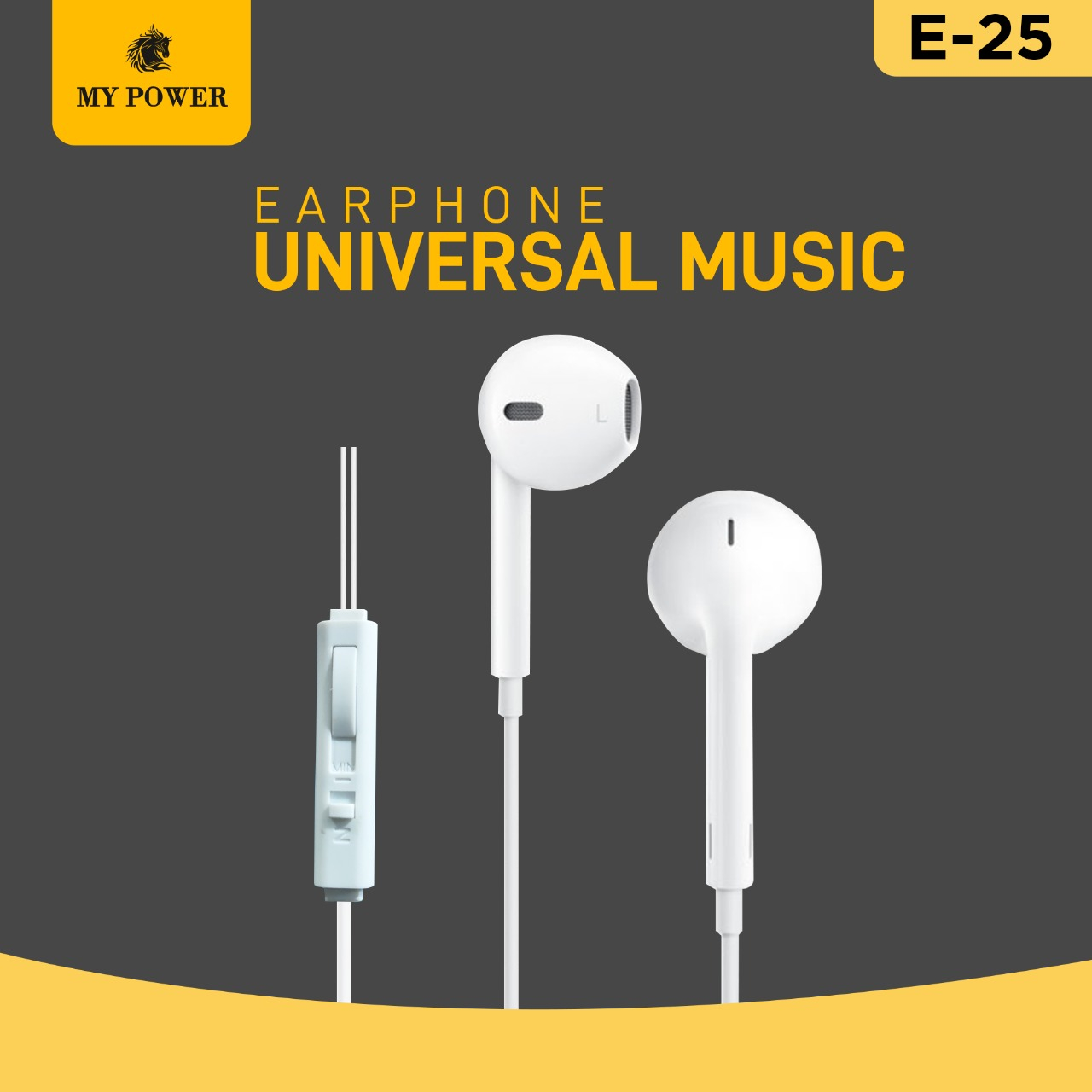 My Power 3.5mm Earphone E25