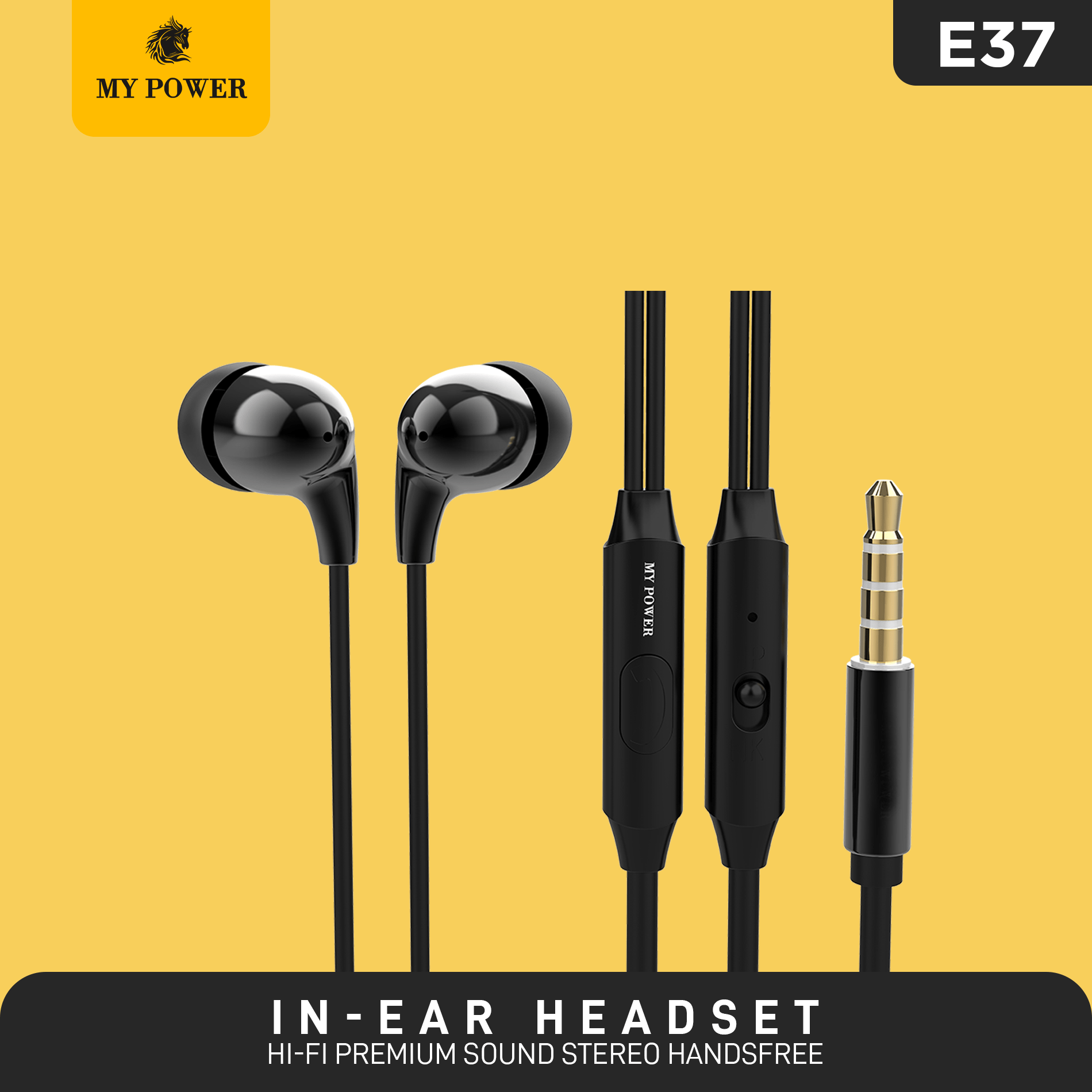 My Power 3.5mm Earphone E37