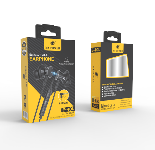 My Power Bass Full Gaming Earphone E-40L