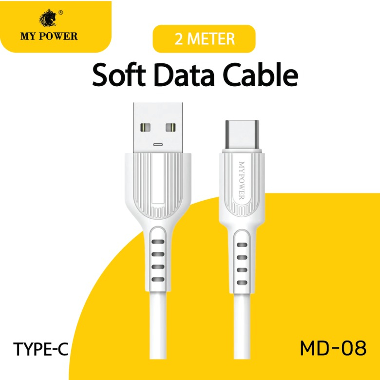 My Power MD08 Soft Data Cable 2mt Type C