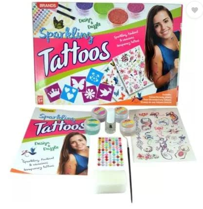 Brands Sparkling Tattoos Radiant and Vivacious Temporary Tattoos for Girls Teenagers & Adults by Custom Body Art Great for All Occasions