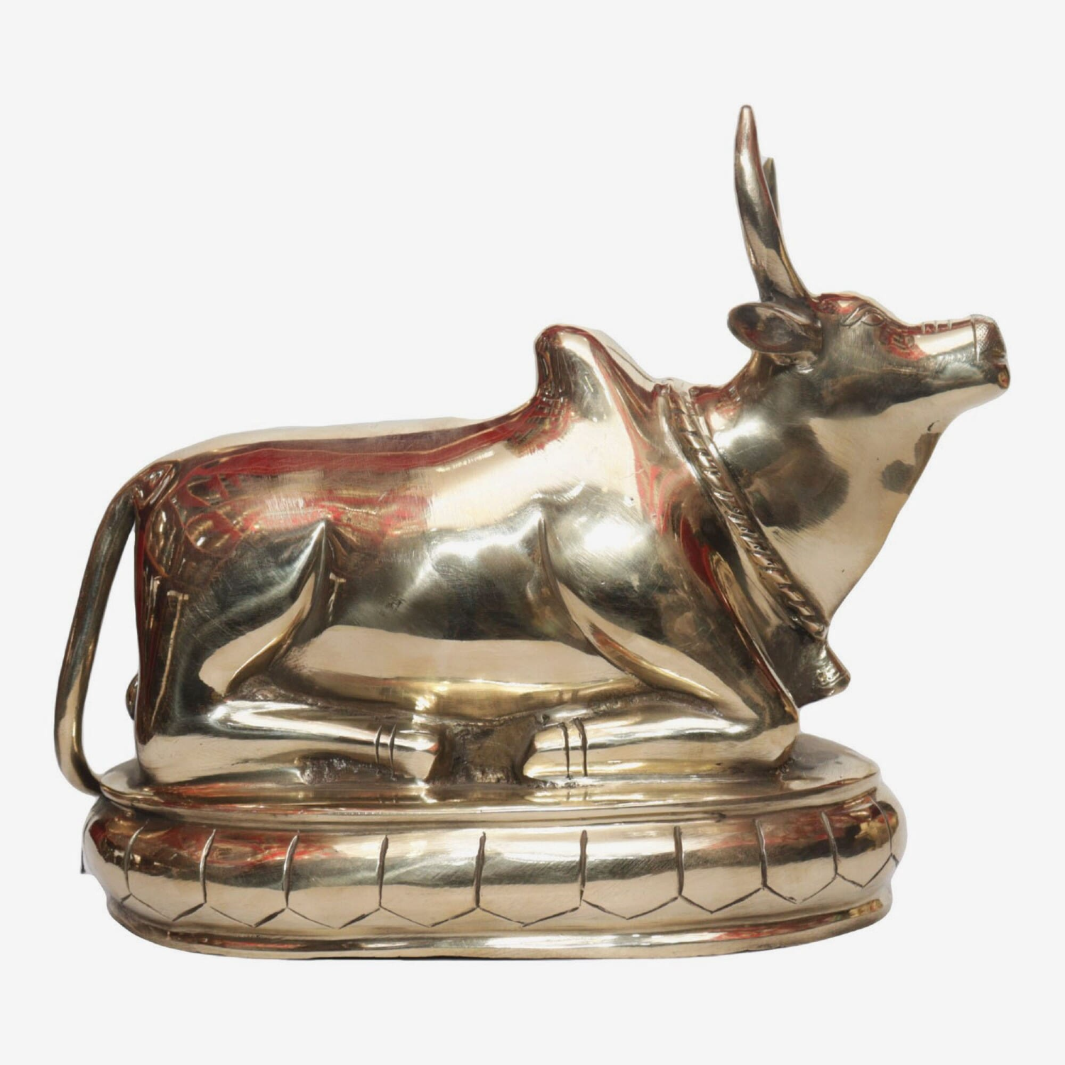 Seven Chakra Handicraft - Nandi(ox) Statue 20 Cm 4.10 Kg