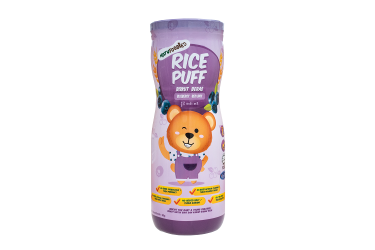 Natufoodies - Rice Puff Blueberry