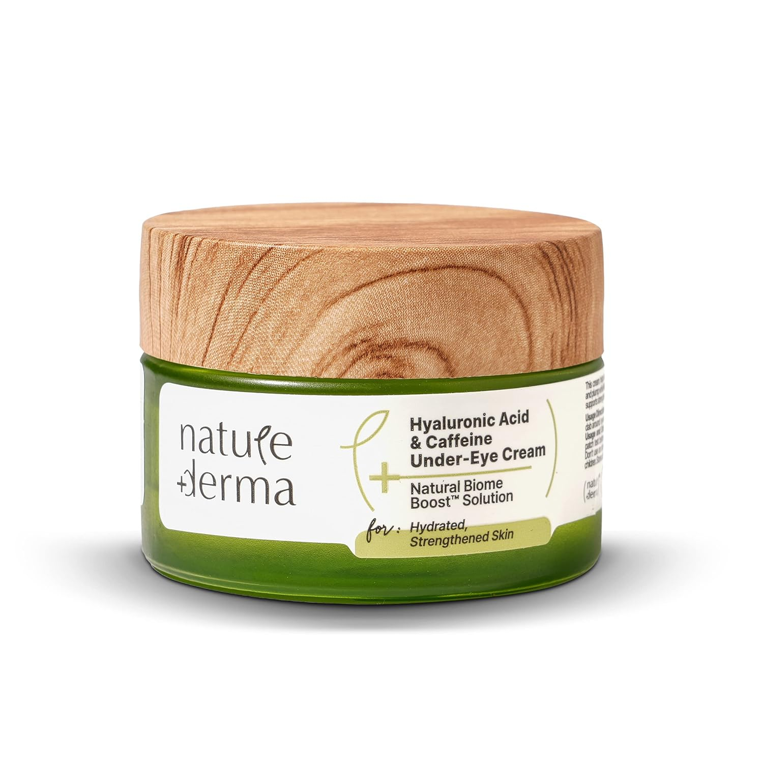 Nature Derma Hyaluronic Acid & Caffeine Under-Eye Cream With Natural Biome-Boost Solution
