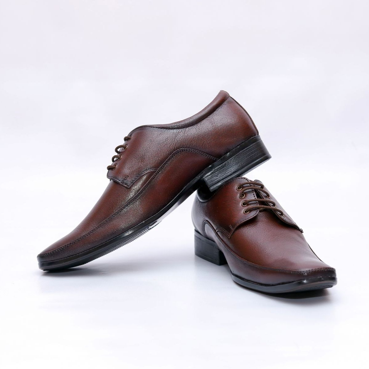 NECO Flexible classic lace up Genuine Leather Dress Shoes (7416 )