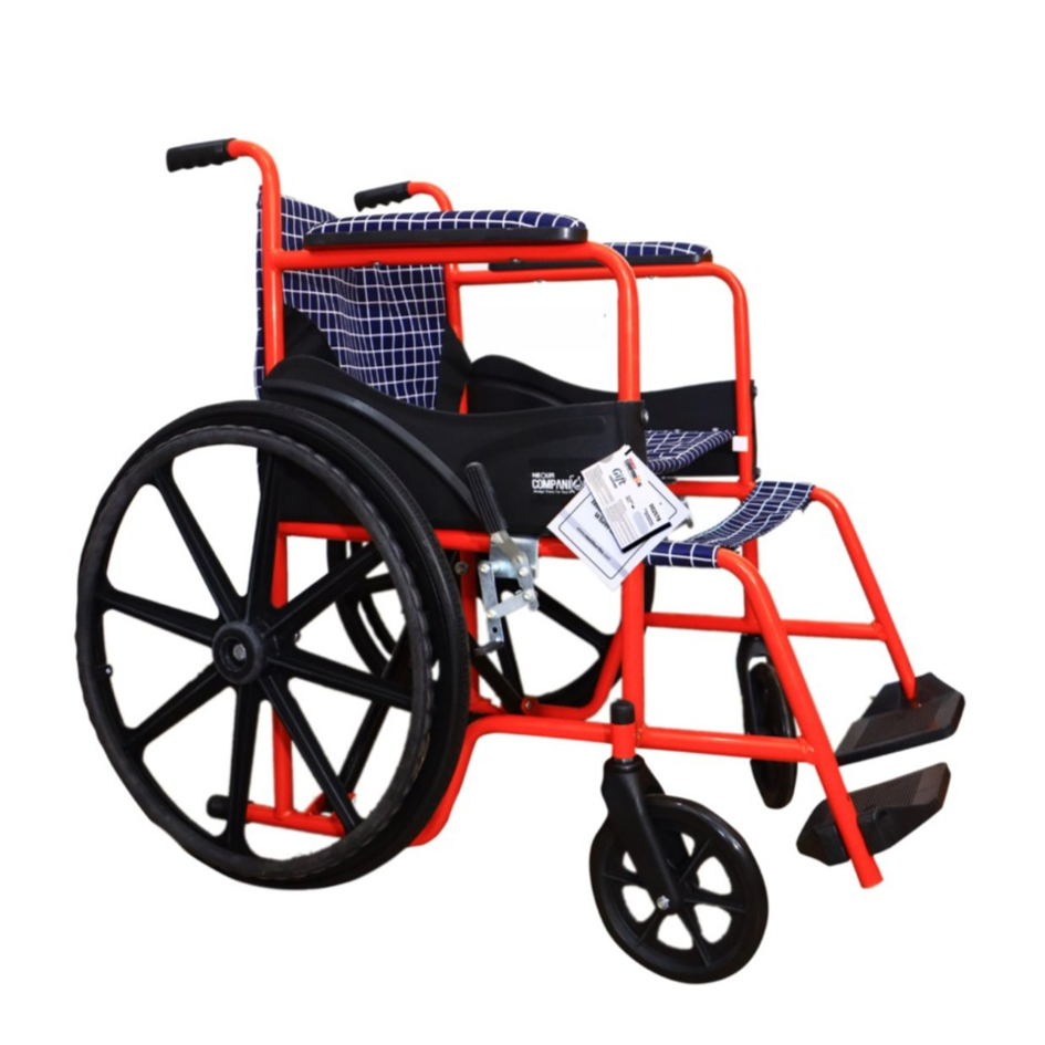 NEOLIFE Companion Wheel Chair With Dual Braking Function Premium Designer Range