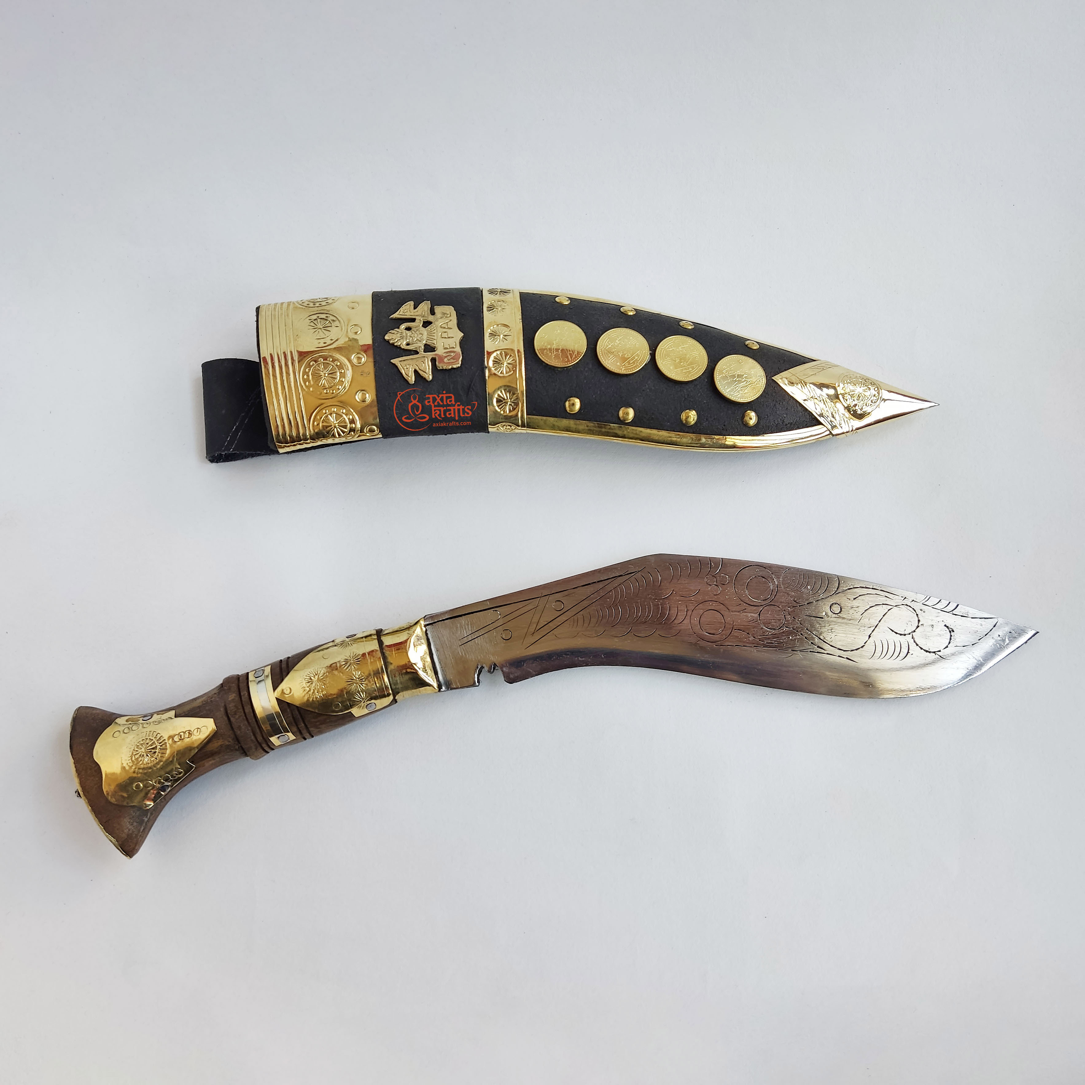 Axia Krafts Nepali Khukuri Big 15.5 Inches | Showpiece | Gift | Decor
