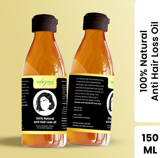 Nepomics Natural Anti-Hair Loss Oil-150ml