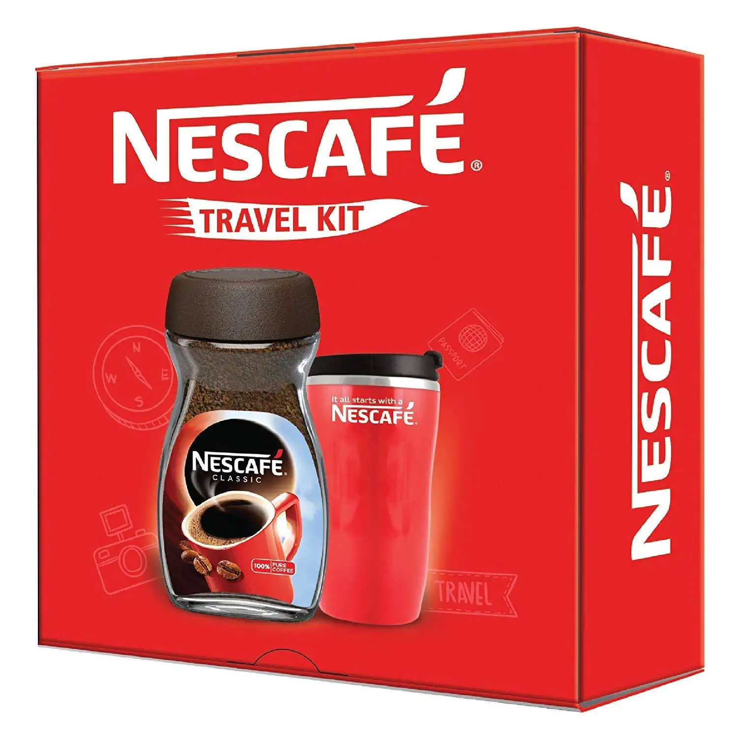 Nescafe Personal Coffee Kit 200Gm With Free Thermo Mug